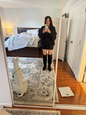 UGG Black Over-the-Knee Suede Boots